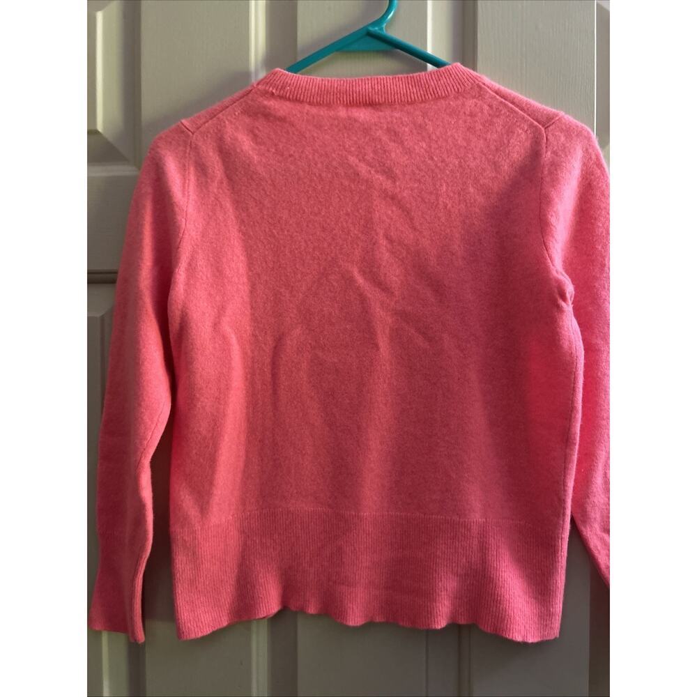 J. Crew Cashmere Classic-Fit Crewneck Sweater BA400 Pink Sz XS - Picture 2 of 6